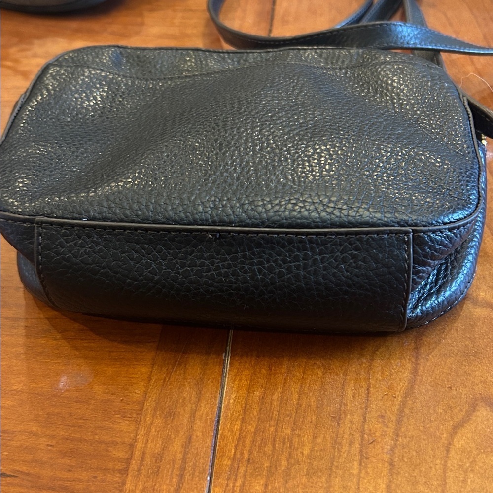 Fossil Camera Gemma Black Leather Cross Body Bag - Picture 3 of 7